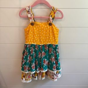 WILDFLOWERS Toddler Girl Spring Summer Tank Top Floral Boho Size 4 NWOT!